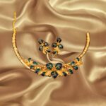 Exclusive Parashmani Jewellers Replica with Diamond Frosting Work Meena Kari Hasuli Necklace